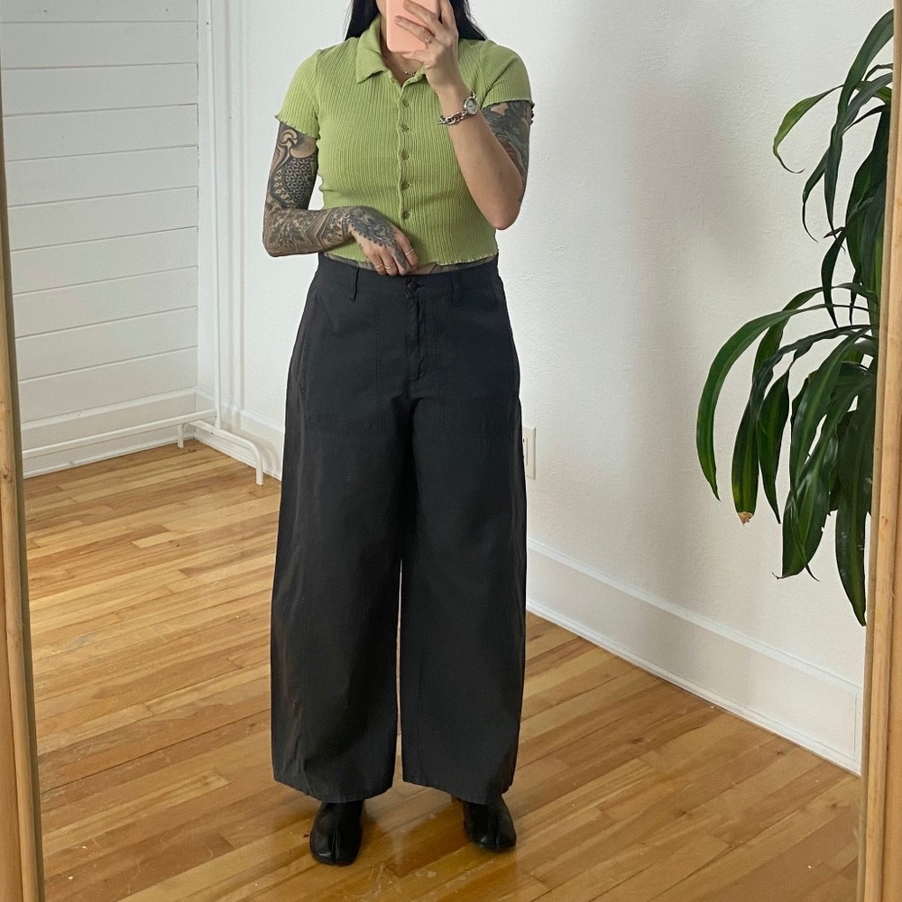 SOLD-Eileen fisher hemp blend pants - Picture 6 of 7